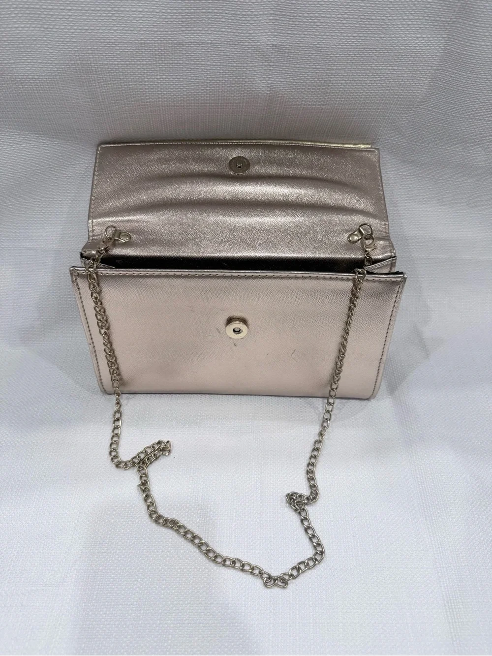 Metallic Rose Gold Women’s Clutch Wallet